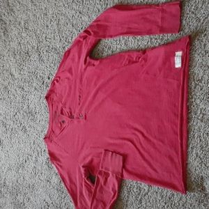 True Religion Red Men's Shirt Made in USA